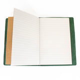 'Explore' Leather Bound Traveler's Notebook - Small Hunter Green