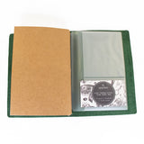 'Explore' Leather Bound Traveler's Notebook - Small Hunter Green