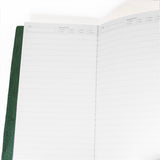 'Explore' Leather Bound Traveler's Notebook - Large Hunter Green