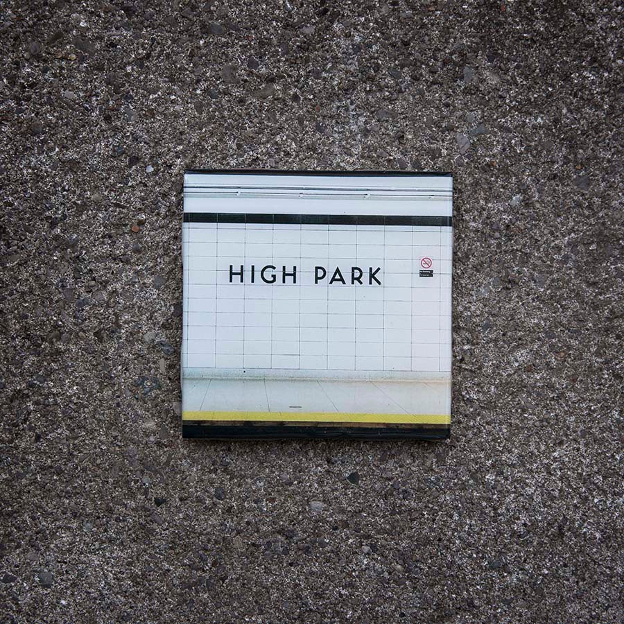 Resurfaced - High Park Station Tile Coaster