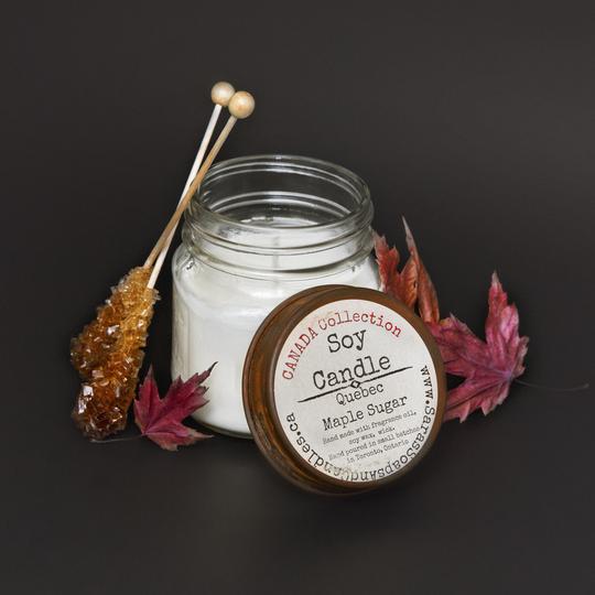 Sara's Candle Co. - Quebec Maple Sugar Soy Candle