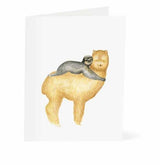 Sloth & Llama Hug Card