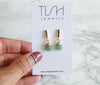 Tish - Leah Green Aventurine Earrings
