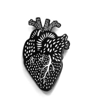 Light & Paper - Anatomical Heart Enamel Pin