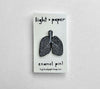 Light & Paper - Anatomical Lungs Enamel Pin