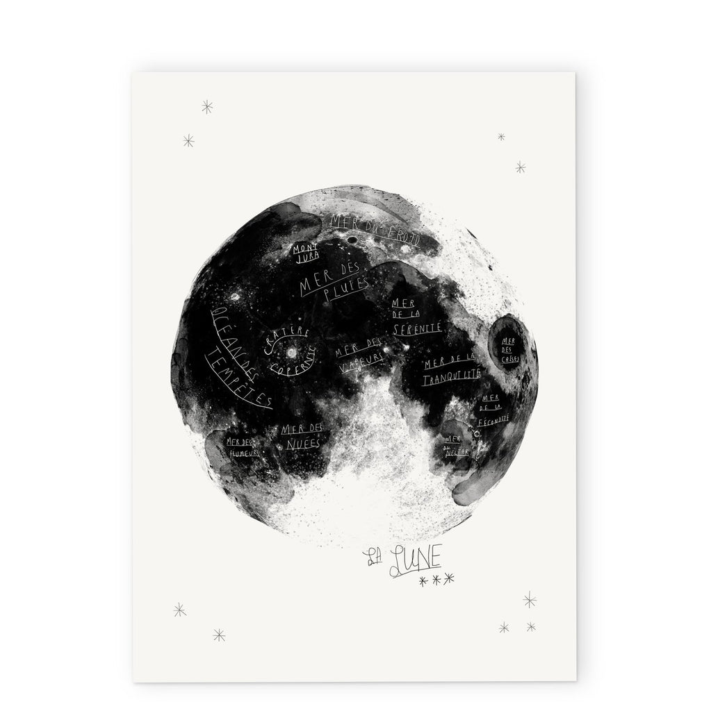 Baltic Club - La Lune (Moon) 12x18" Art Print