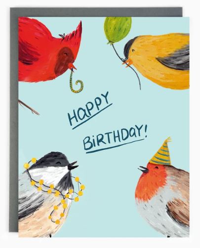 Paperhood - Happy Birthday Birds Card