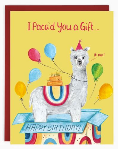 Paperhood - Birthday Alpaca Card