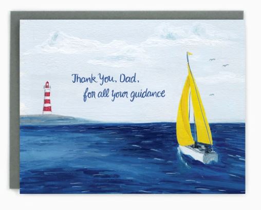 Paperhood - Sailing Dad Card