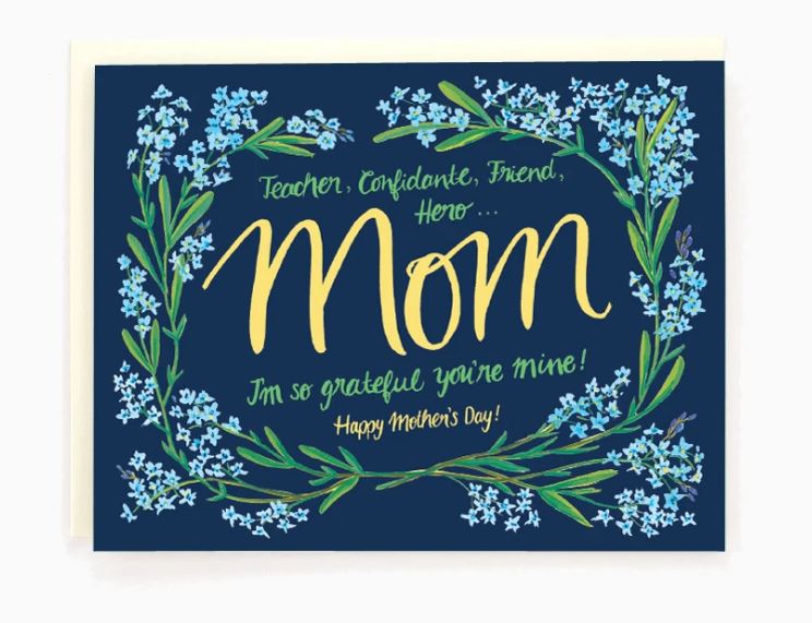 Paperhood - Mom Blue Flowers