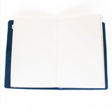 'Explore' Leather Bound Traveler's Notebook - Small Navy