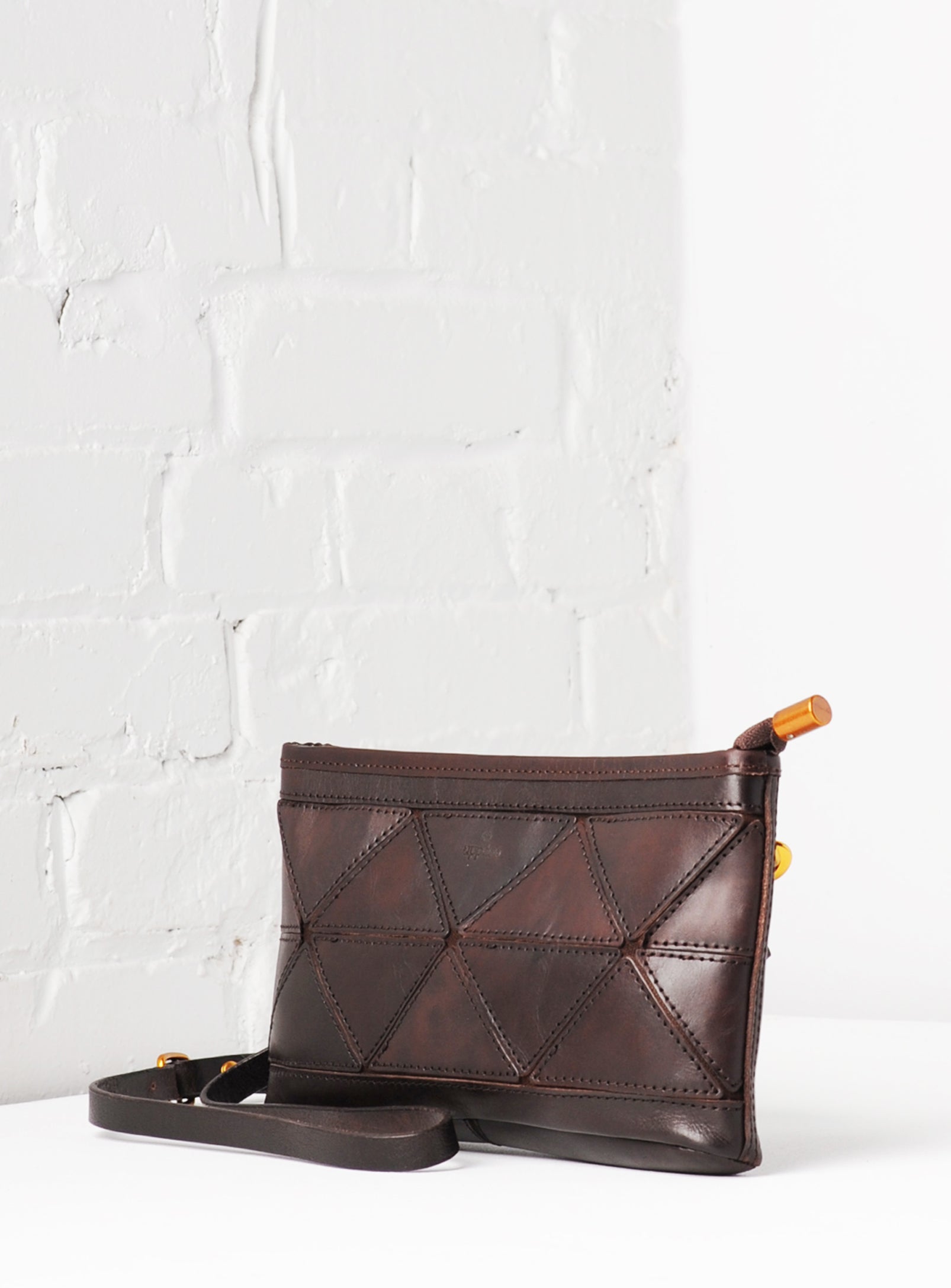 Origami Clutch / Crossbody Bag - Espresso