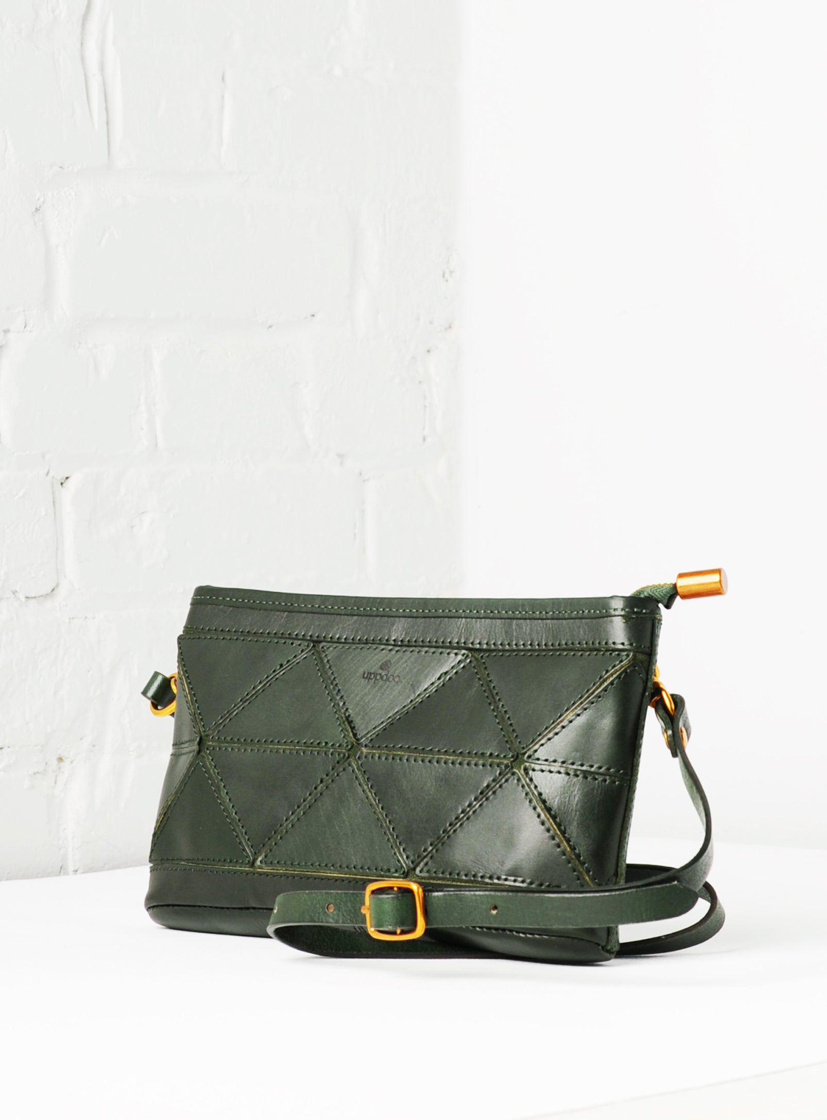 Origami Clutch / Crossbody Bag - Hunter Green
