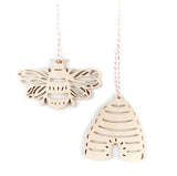 Bee & Hive Ornament Set