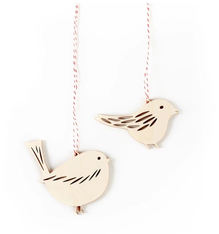 Birds Ornament Set