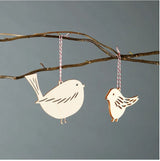 Birds Ornament Set