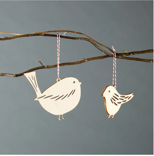 Light + Paper Studio - Birds Ornament Set