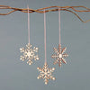 Light + Paper Studio - Simple Snowflake Ornament Set