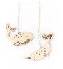 Light + Paper Studio - Narwhal & Whale Ornament Set