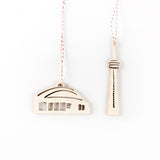 CN Tower and SkyDome Ornament Set