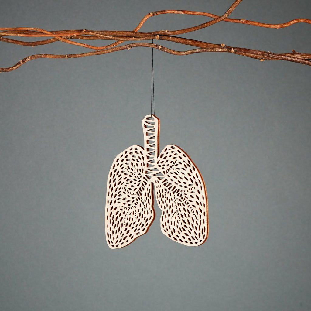 Light + Paper Studio - Anatomy Lungs Ornament