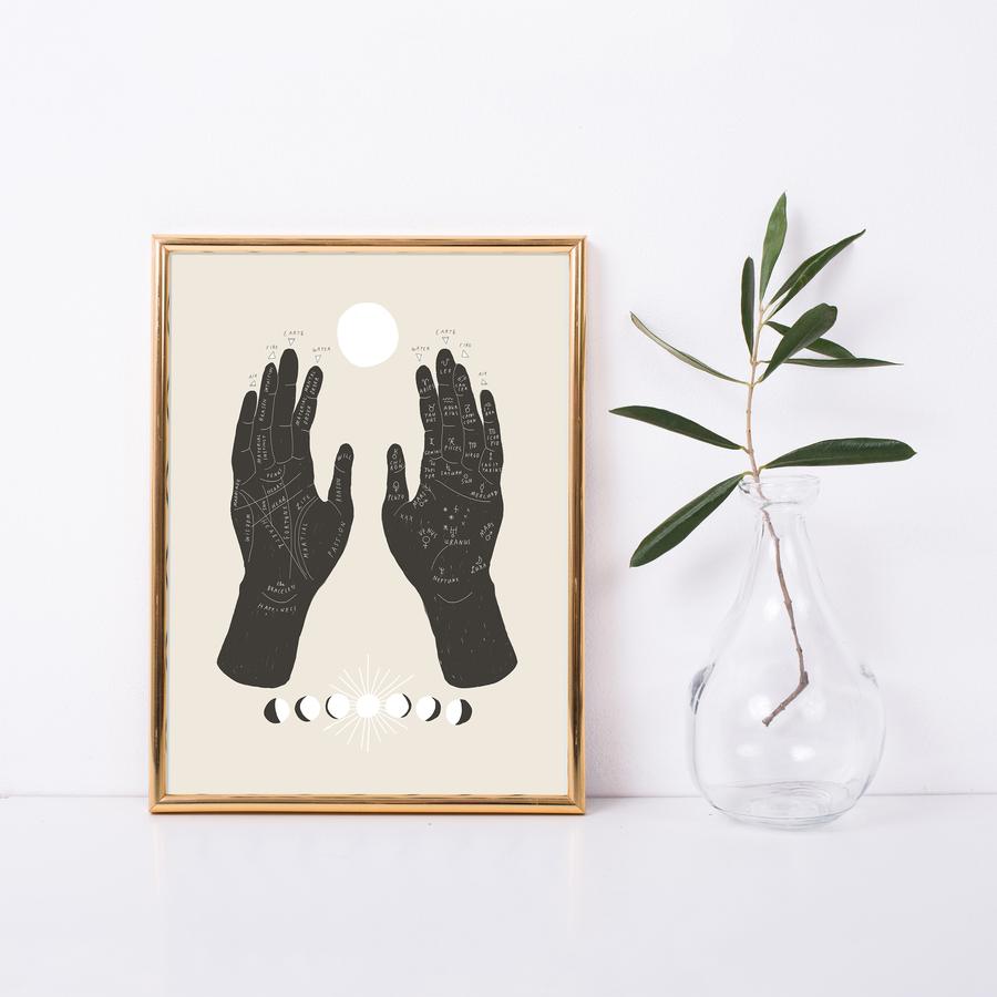 Palmistry 12x18" Art Print