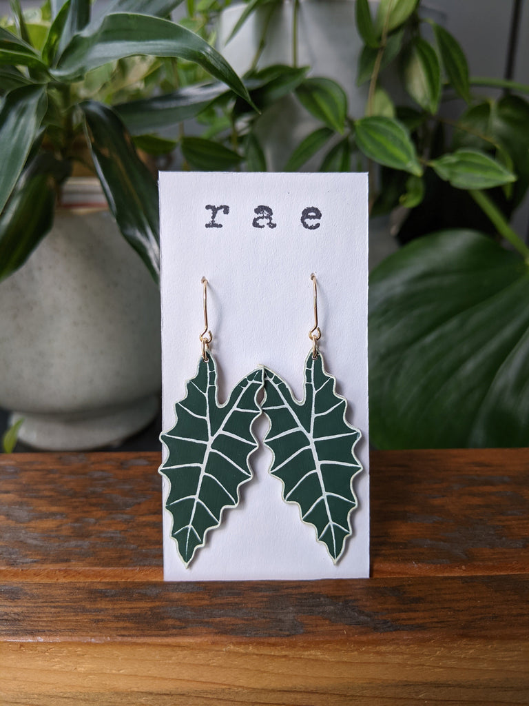 Rae Designs - Alocasia Polly Earrings