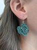 Rae Designs - Anthurium Clarinervium Earrings