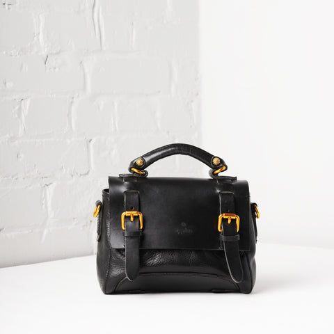 Pixie Mini Messenger Bag (Black)