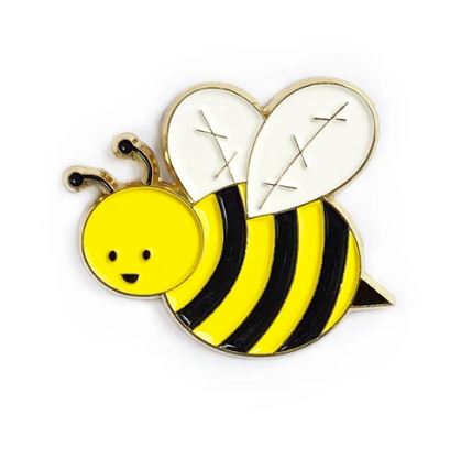 Queenies Cards - Bee Enamel Pin