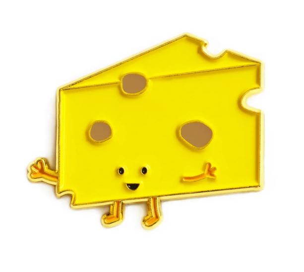 Queenies Cards - Cheese Enamel Pin