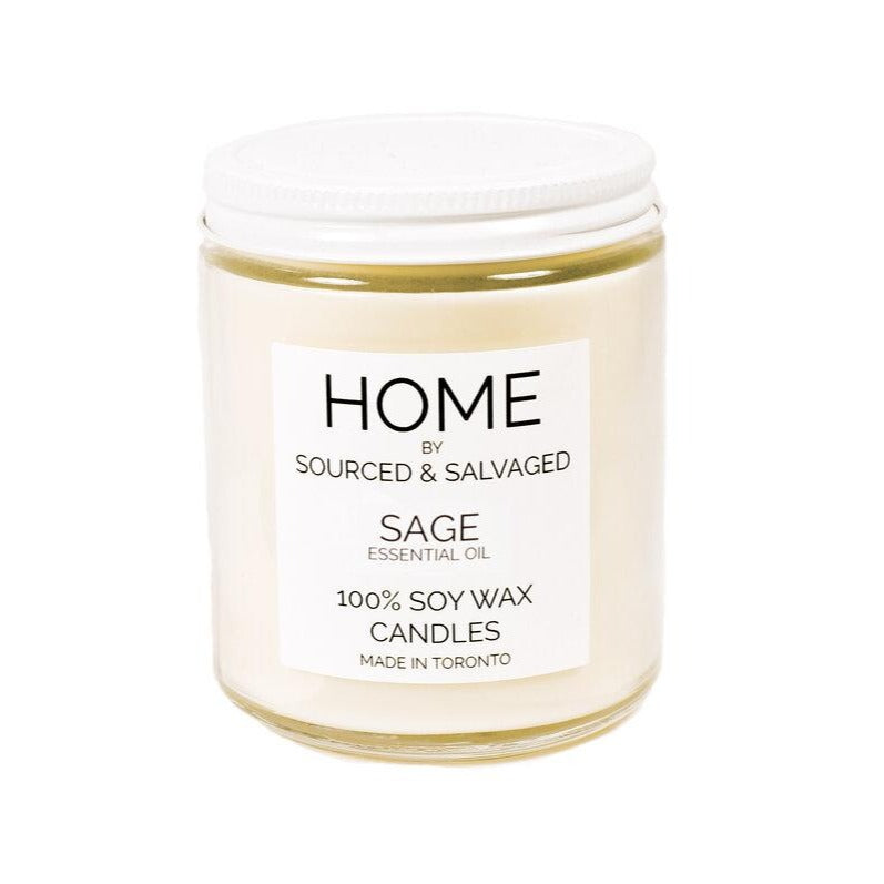 Sourced & Salvaged Soy Candle - Sage