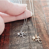 Beth & Olivia Zodiac Charm Silver