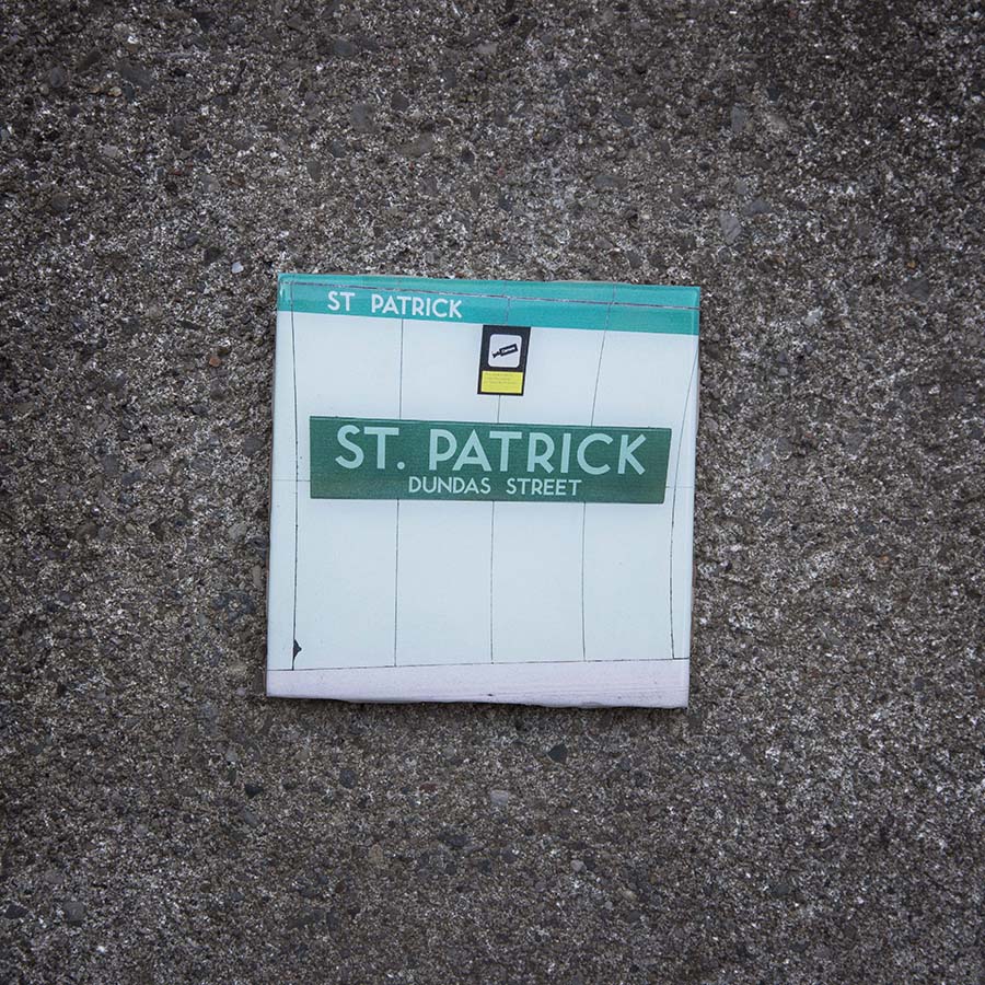 Resurfaced - St Patrick Station Tile Coaster