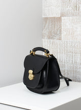 'Summit' Classic Mini Saddle Bag - Black