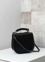 'Summit' Classic Mini Saddle Bag - Black