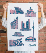 Toronto Landmarks Tea Towel