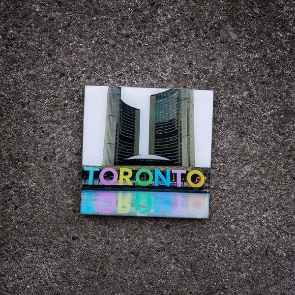 Resurfaced - Toronto City Hall Tile Coaster