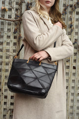 Origami Large Tote - Tan