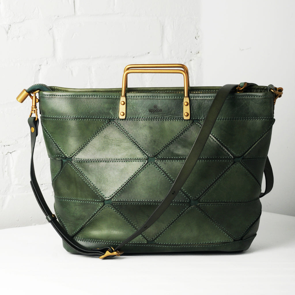 Origami Large Tote - Hunter Green