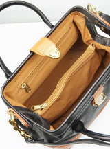 Wonder 'XL' Vintage Top-handle Satchel - Black
