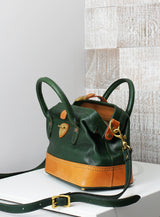 Wonder 'XL' Vintage Top-handle Satchel - Hunter Green