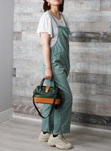 Wonder 'XL' Vintage Top-handle Satchel - Hunter Green