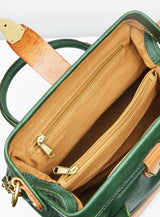 Wonder 'XL' Vintage Top-handle Satchel - Hunter Green