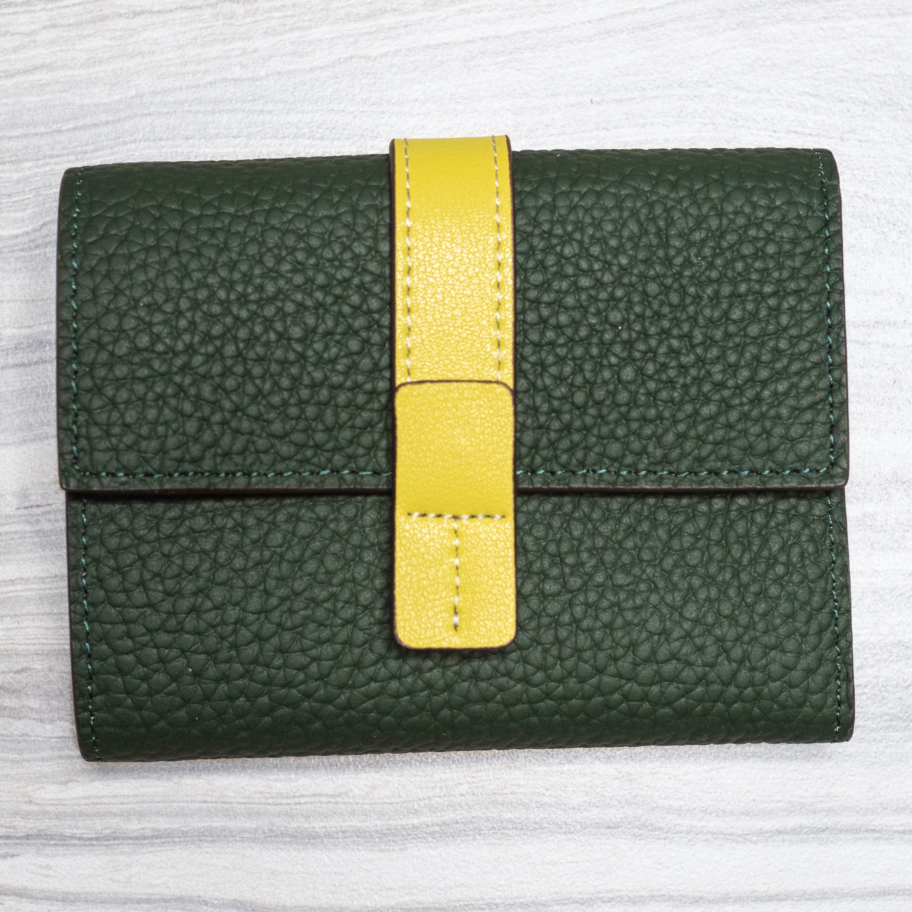 TOGO Two-tone Tri-fold Wallet