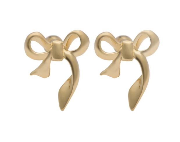 Muizee Earring - Gold Bows