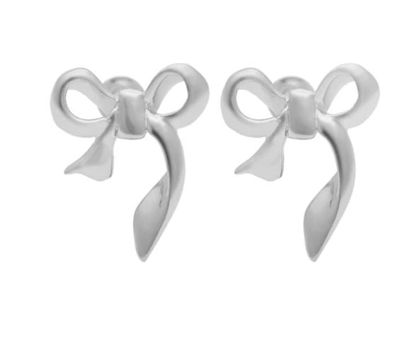 Muizee Earring - Silver Bows