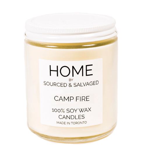Sourced and Salvaged Soy Candle - Campfire