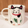 'Feeling Lucky' Hand-Painted & Handmade Ceramic Mugs
