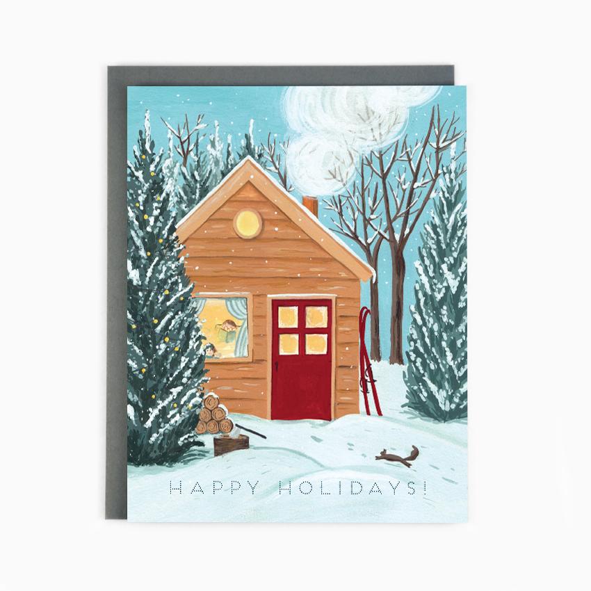 Paperhood - Holiday Cottage Card